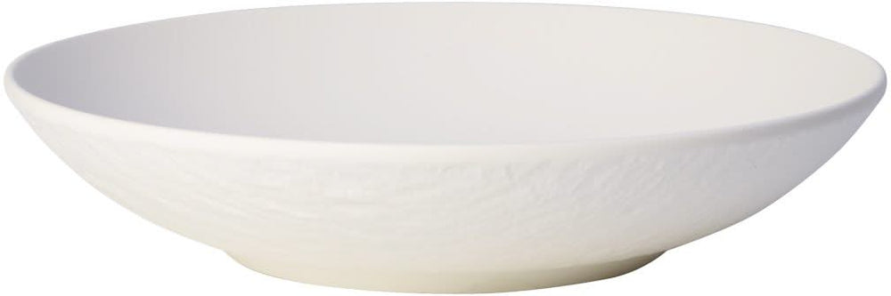 Villeroy & Boch Serveerskål Manufacture Rock - Hvid - ø 23.5 cm
