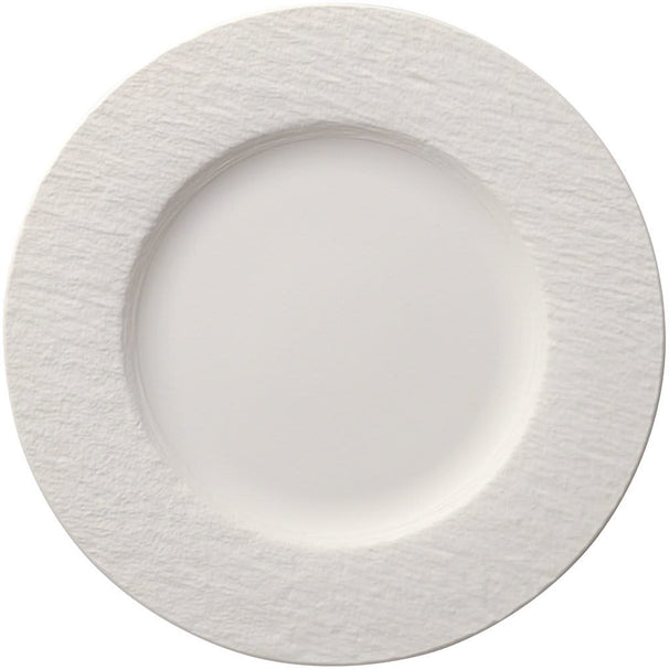 Villeroy & Boch Dinerbord Manufacture Rock - Hvid - ø 27 cm