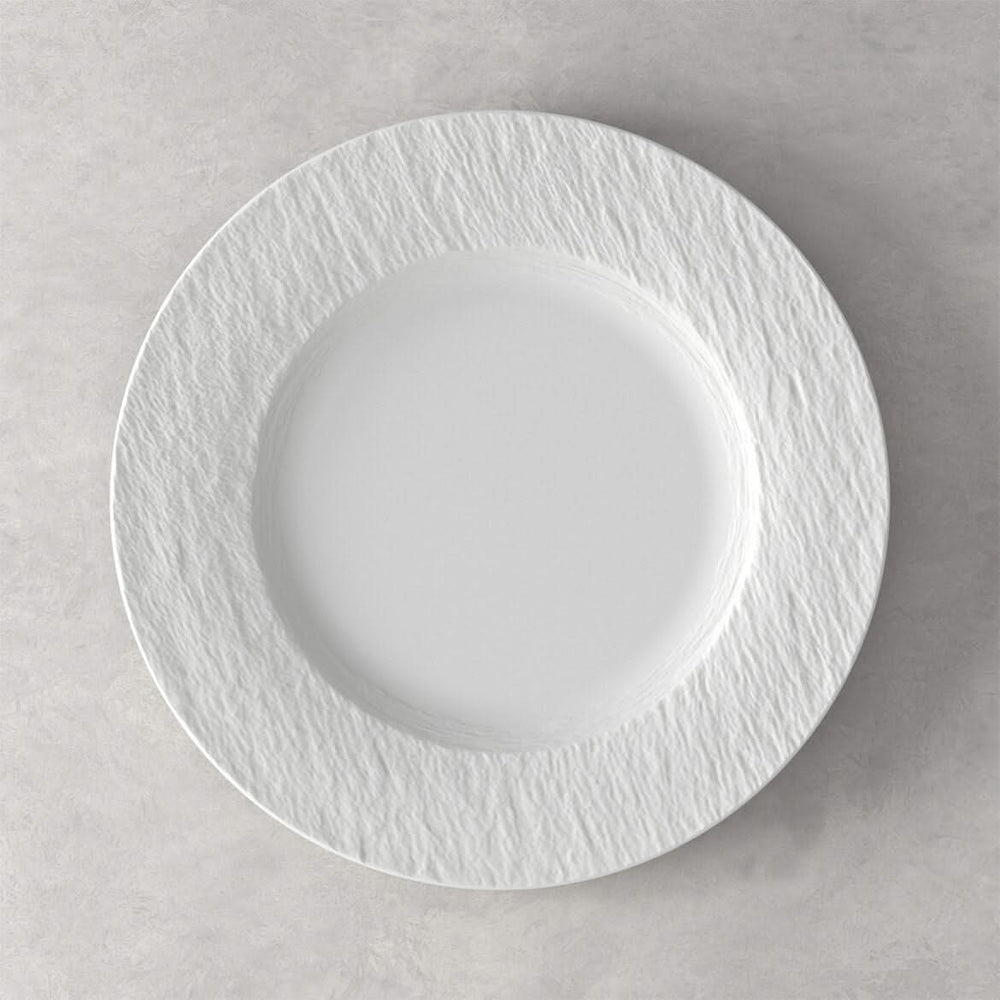 Villeroy & Boch Dinerbord Manufacture Rock - Hvid - ø 27 cm