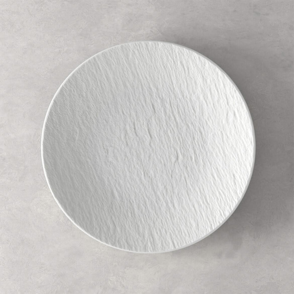 Villeroy & Boch Dinerbord Manufacture Rock - Hvid - ø 25 cm