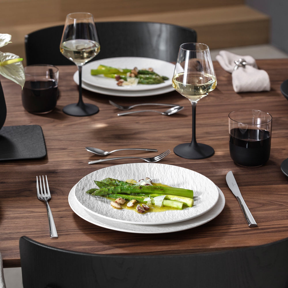Villeroy & Boch Dinerbord Manufacture Rock - Hvid - ø 25 cm