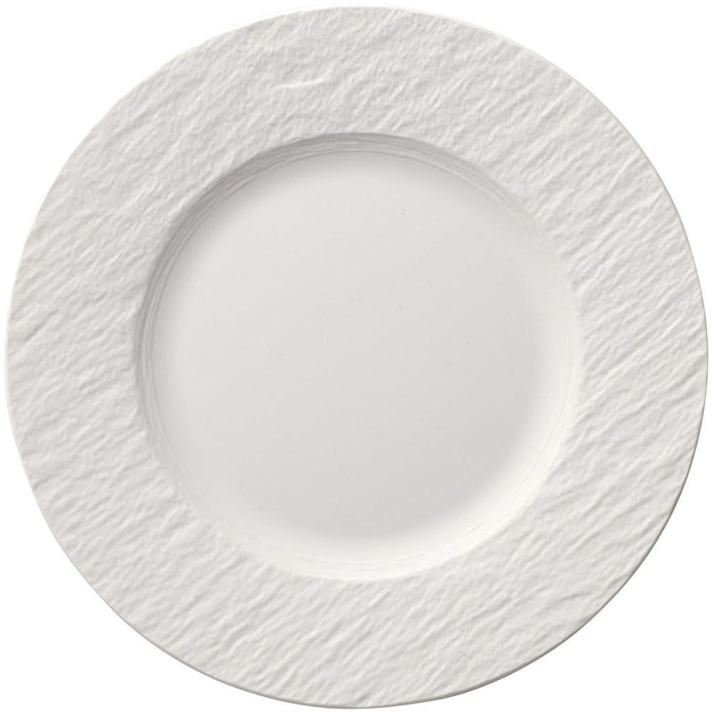 Villeroy & Boch Morgenmadstallerken / Desserttallerken Manufacture Rock - Hvid - ø 22 cm