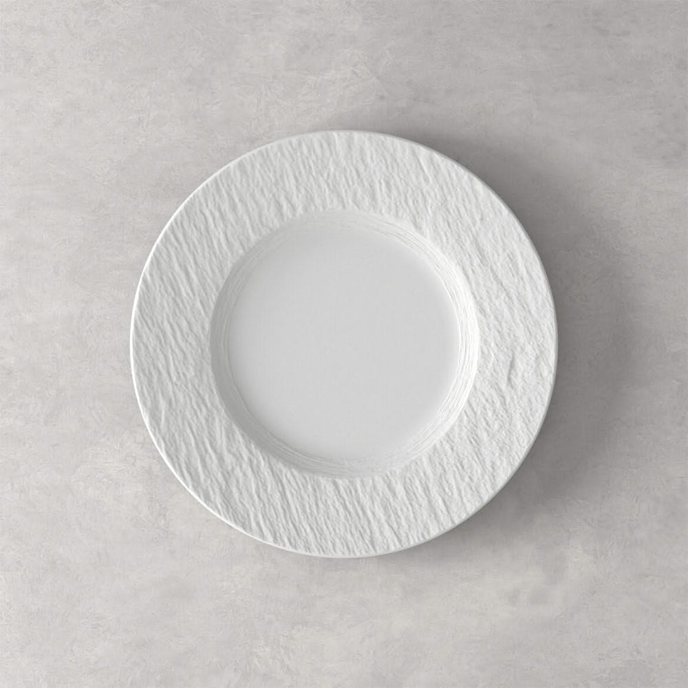Villeroy & Boch Morgenmadstallerken / Desserttallerken Manufacture Rock - Hvid - ø 22 cm