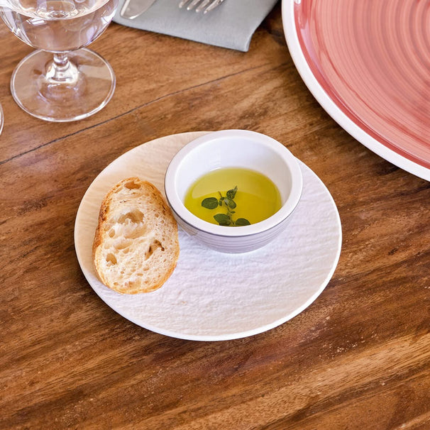 Villeroy & Boch Gebaksbordje Manufacture Rock - Hvid - ø 15.5 cm