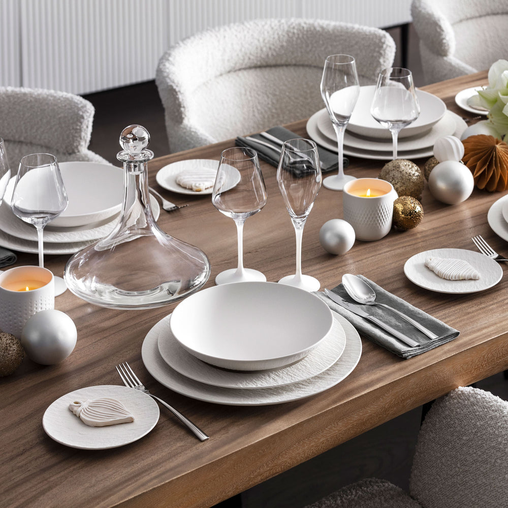 Villeroy & Boch Gebaksbordje Manufacture Rock - Hvid - ø 15.5 cm