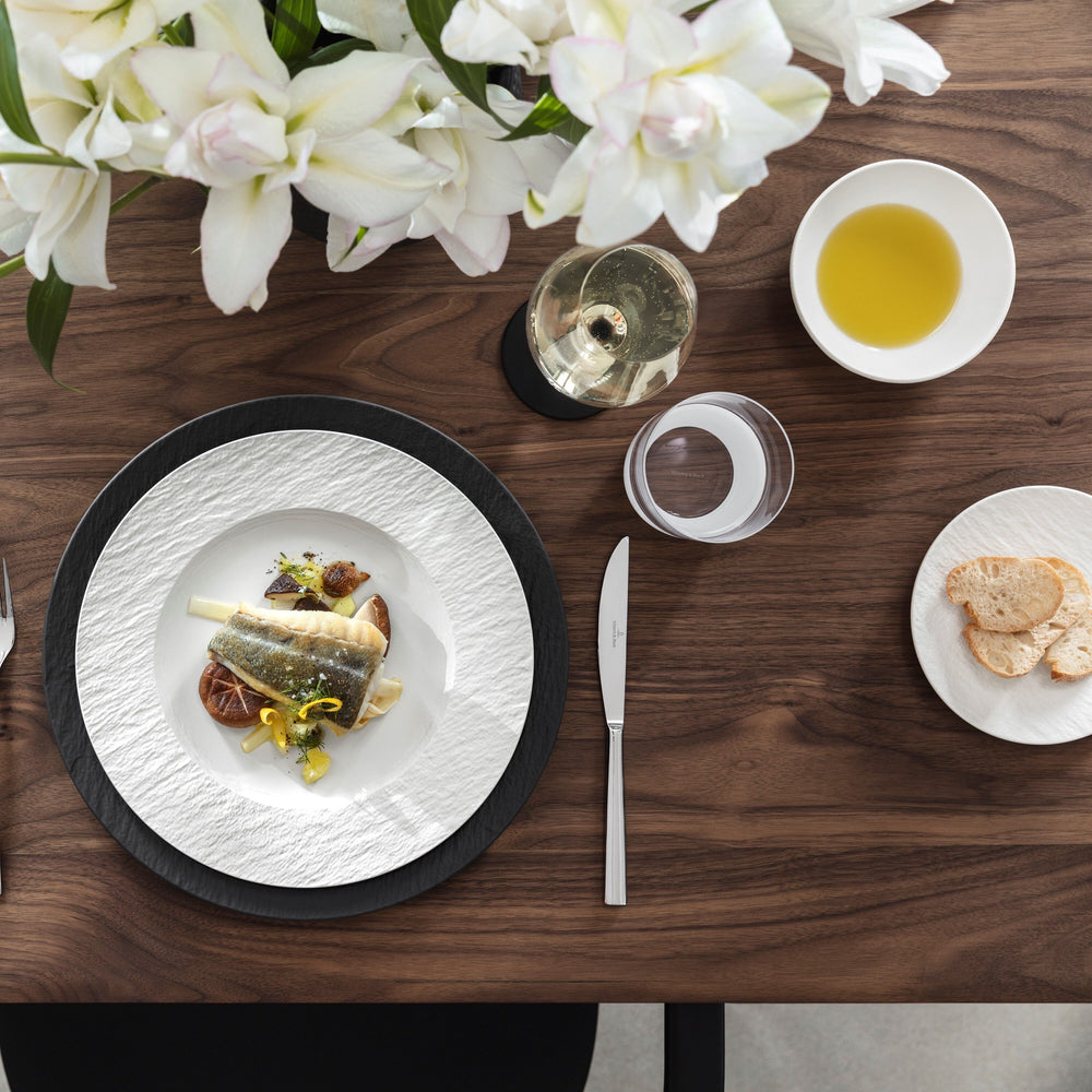 Villeroy & Boch Gebaksbordje Manufacture Rock - Hvid - ø 15.5 cm