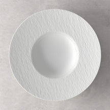 Villeroy & Boch Dybt Tallerken / Pastatallerken Manufacture Rock - Hvid - ø 28 cm