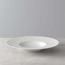 Villeroy & Boch Dybt Tallerken / Pastatallerken Manufacture Rock - Hvid - ø 28 cm