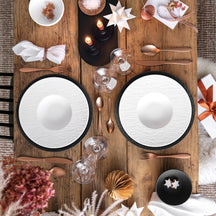 Villeroy & Boch Dybt Tallerken / Pastatallerken Manufacture Rock - Hvid - ø 28 cm
