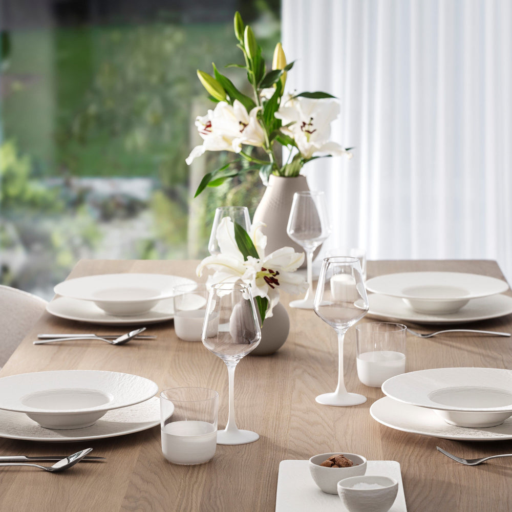 Villeroy & Boch Dybt Tallerken / Pastatallerken Manufacture Rock - Hvid - ø 28 cm