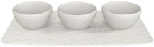 Villeroy & Boch Dipskålesæt Manufacture Rock - Hvid - 4-delt