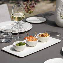 Villeroy & Boch Dipskålesæt Manufacture Rock - Hvid - 4-delt