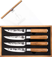 Forged Steakmessen Olive - 4 styk