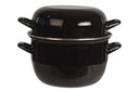 Cosy & Trendy Mosselpan - Sort - ø 20 cm / 3.3 liter - emaljeret non-stick belægning