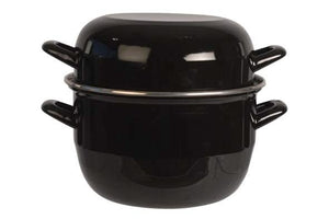 Cosy & Trendy Mosselpan - Sort - ø 20 cm / 3.3 liter - emaljeret non-stick belægning