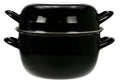 Cosy & Trendy Mosselpan - Sort - ø 24 cm / 5 liter - emaljeret non-stick belægning