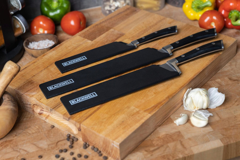 Blackwell Mesbeschermer - Universel - Sort - Til knive med et blad op til 15 cm