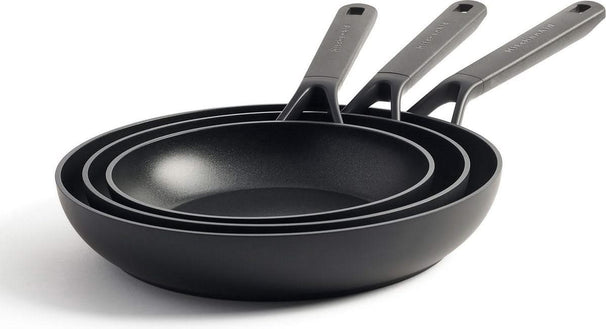 KitchenAid Stegepande sæt Classic Forged - ø 20, 24 & 28 cm - keramisk non-stick belægning