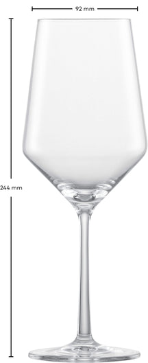 Zwiesel Glas Røde Vinglas Pure - 550 ml - 2 stk.