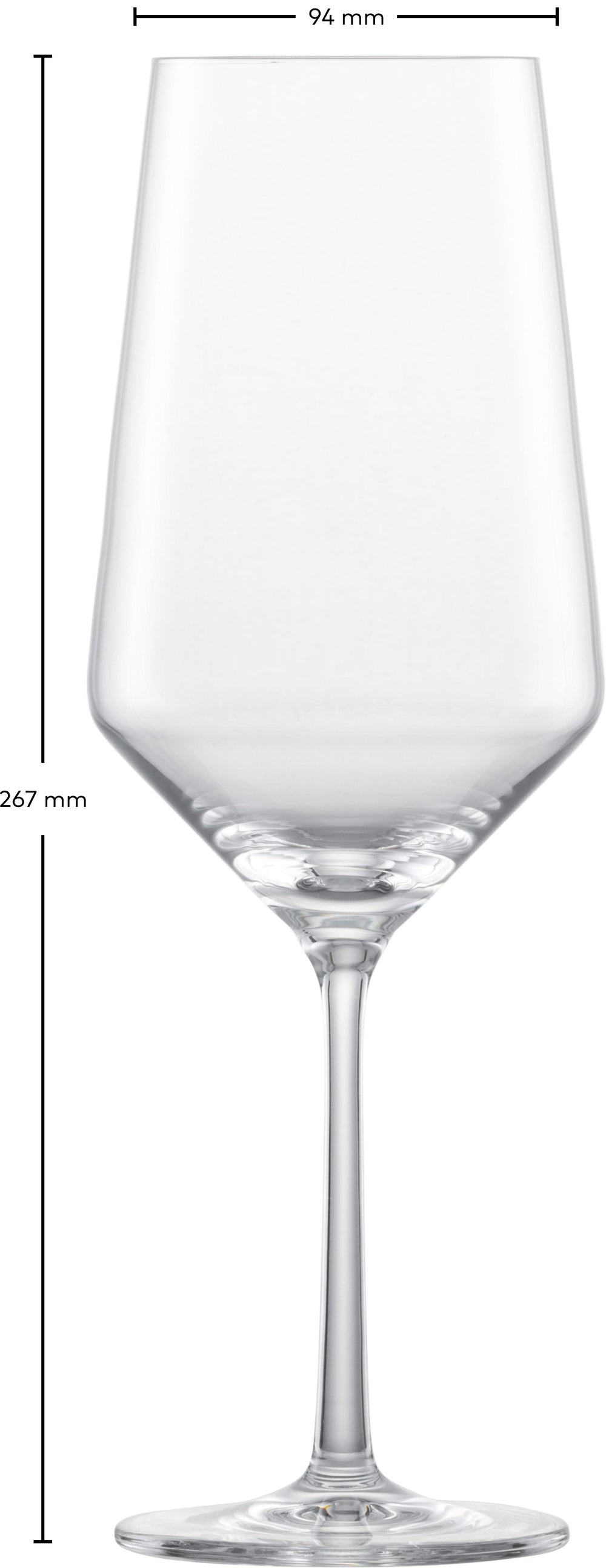 Zwiesel Glas Bordeauxglas Pure - 680 ml - 2 styk