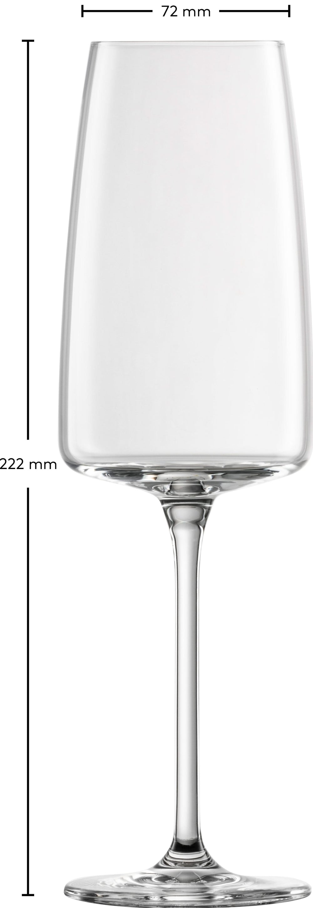 Zwiesel Glas Champagneglas - Flutes - Vivid Senses Light & Fresh - 380 ml - 2 styk