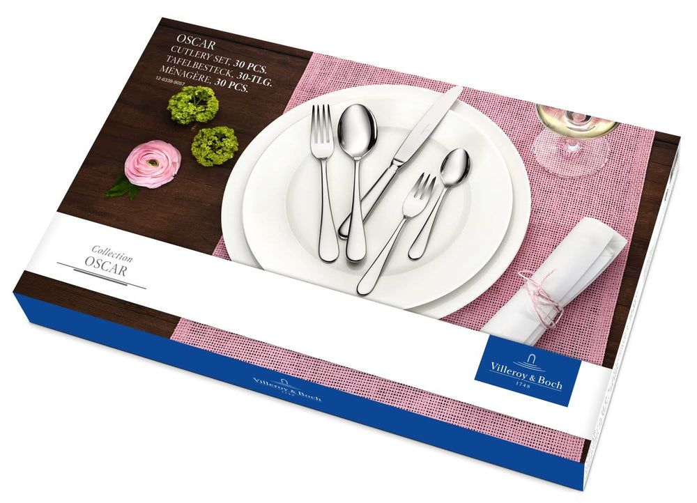 Villeroy & Boch Bestikset Oscar - RVS - 30 dele / 6 personer