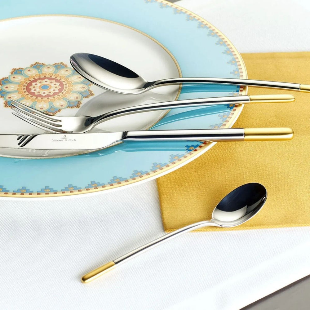 Villeroy & Boch Bestikset Ella - 113-delt / 12 personer - Forgyldt