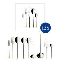Villeroy & Boch Bestik Sæt Ella - 70-delt / 12 personer - Forgyldt