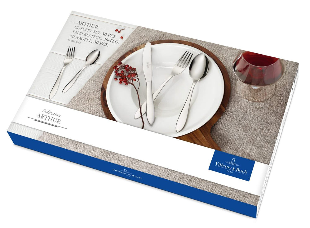Villeroy & Boch Bestikset Arthur - RVS - 30 dele / 6 personer