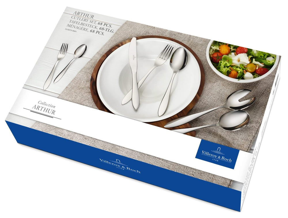 Villeroy & Boch Bestikset Arthur - RVS - 68-delt / 12 personer