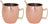 Cosy & Trendy Moscow Mule Cocktailbecher med sugerør - Hammerslået kobber - 450 ml - 2 stk.