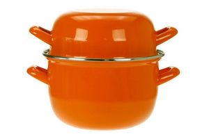 Cosy & Trendy Mosselpan - Orange - ø 18 cm / 2.8 liter - emaljeret non-stick belægning