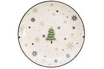 Cookinglife Serviesset - Kerstservies - Aardewerk - Grøn 18-delig / 6 personer