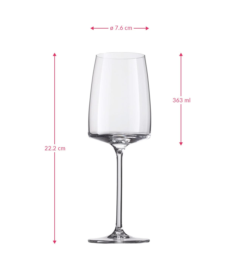 Zwiesel Glas Vinglas Vivid Senses Light & Fresh - 360 ml - 2 stk.