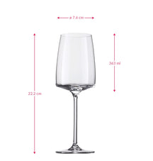 Zwiesel Glas Vinglas Vivid Senses Light & Fresh - 360 ml - 2 stk.