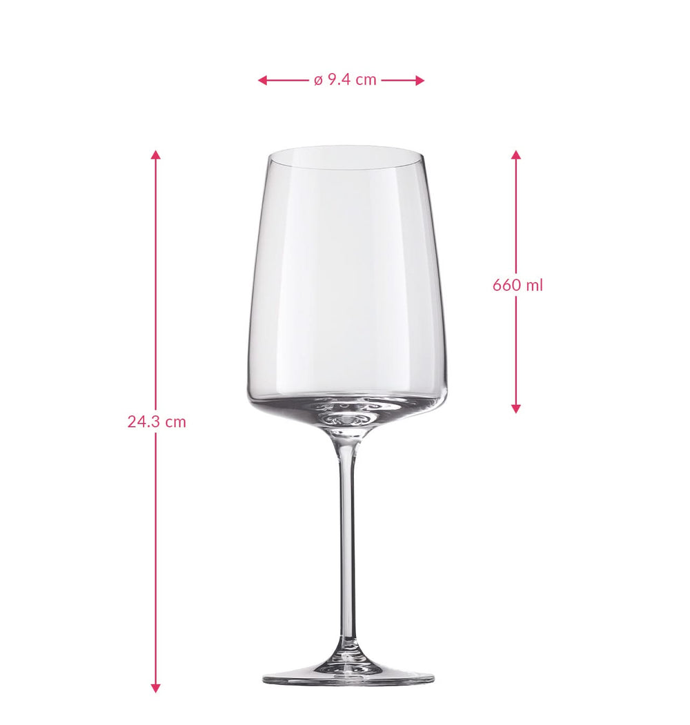 Zwiesel Glas Vinglas Vivid Senses Flavour & Spicy - 660 ml - 2 stk.