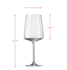 Zwiesel Glas Vinglas Vivid Senses Flavour & Spicy - 660 ml - 2 stk.