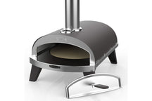 ZiiPa Pizza Oven Piana - Houtgestookt - med Thermometer - Skifer - til ø 30 cm pizzaer - Roterende pizzasten