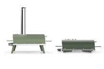 ZiiPa Pizza Oven Piana - Houtgestookt - med Thermometer - Eucalyptus - til ø 30 cm pizzaer - Roterende pizzasten