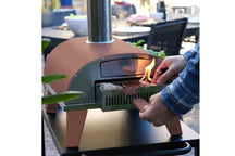 ZiiPa Pizza Oven Piana - Houtgestookt - med Thermometer - Terracotta - til ø 30 cm pizzaer - Roterende pizzasten