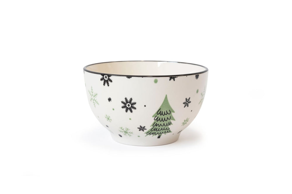 Cookinglife Serviesset - Kerstservies - Aardewerk - Grøn 18-delig / 6 personer