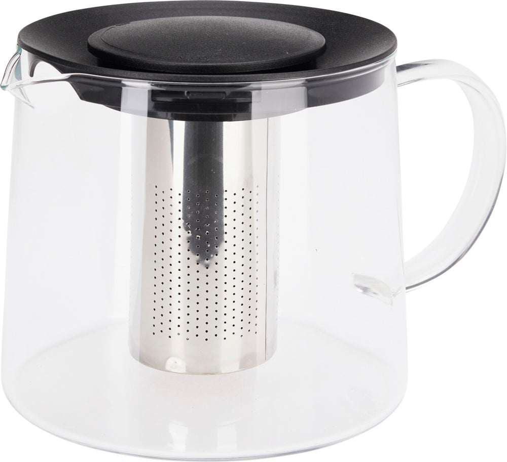 Cookinglife Theepot med RVS Theefilter - Borosilicaat Glas - 1.5 Liter