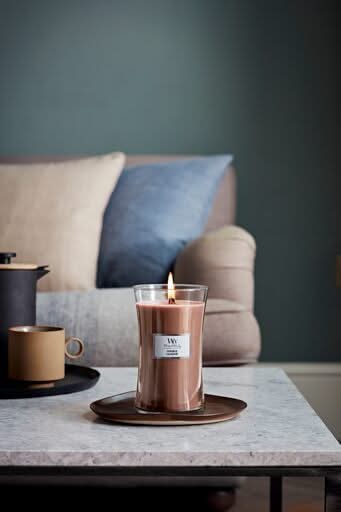 WoodWick Duftlys Large Cashmere - 18 cm / ø 10 cm