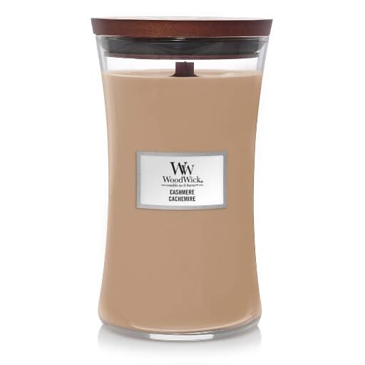 WoodWick Duftlys Large Cashmere - 18 cm / ø 10 cm
