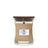 WoodWick Geurkaars Mini Cashmere - 8 cm / ø 7 cm - Geurkaars i Glas - Houten Lont
