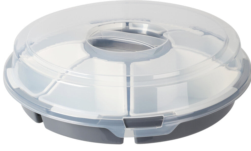 Cookinglife Snackbak Rund Ø 31 cm - med 5 løse bakker