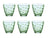 Bormioli Rocco Glazen Flora - Grøn - 250 ml - 6 stk.