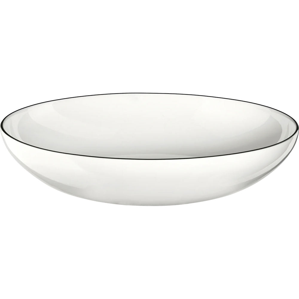 ASA Selection Dybe Tallerkener / Pastatallerkener A Table Ligne Noire ø 22 cm - 4 Stykker