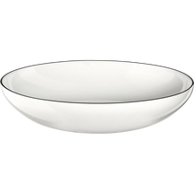 ASA Selection Dybe Tallerkener / Pastatallerkener A Table Ligne Noire ø 22 cm - 4 Stykker