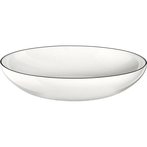 ASA Selection Dybe Tallerkener / Pastatallerkener A Table Ligne Noire ø 22 cm - 4 Stykker